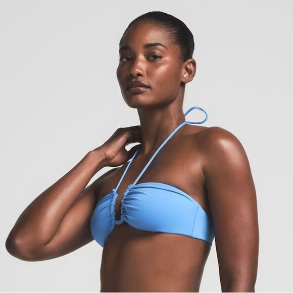 SKIMS NWT signature swim U wire halter top S - Picture 3 of 9